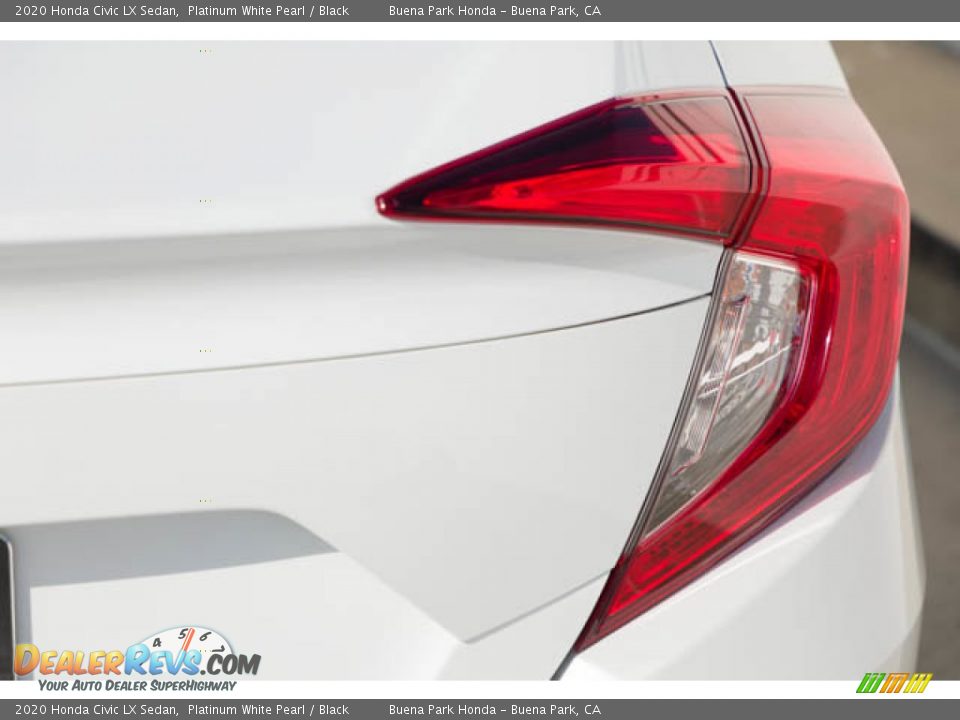 2020 Honda Civic LX Sedan Platinum White Pearl / Black Photo #13