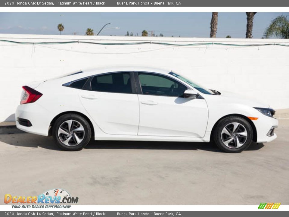 2020 Honda Civic LX Sedan Platinum White Pearl / Black Photo #14