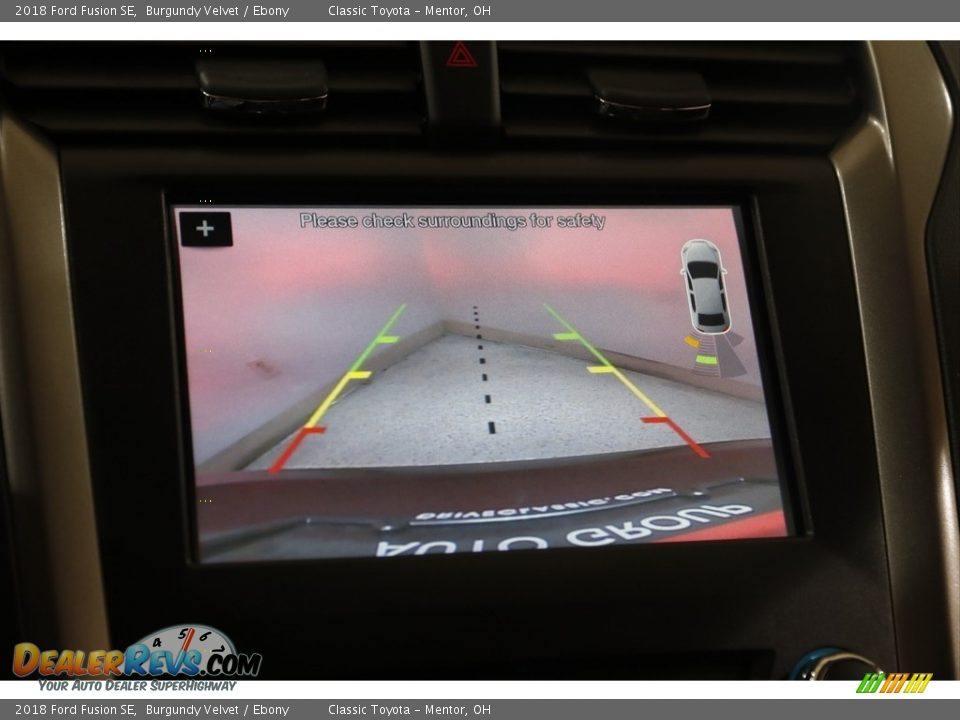 2018 Ford Fusion SE Burgundy Velvet / Ebony Photo #14