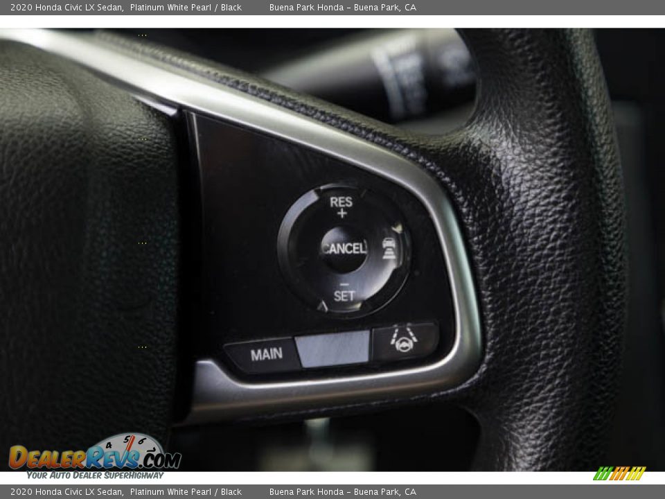 2020 Honda Civic LX Sedan Platinum White Pearl / Black Photo #17