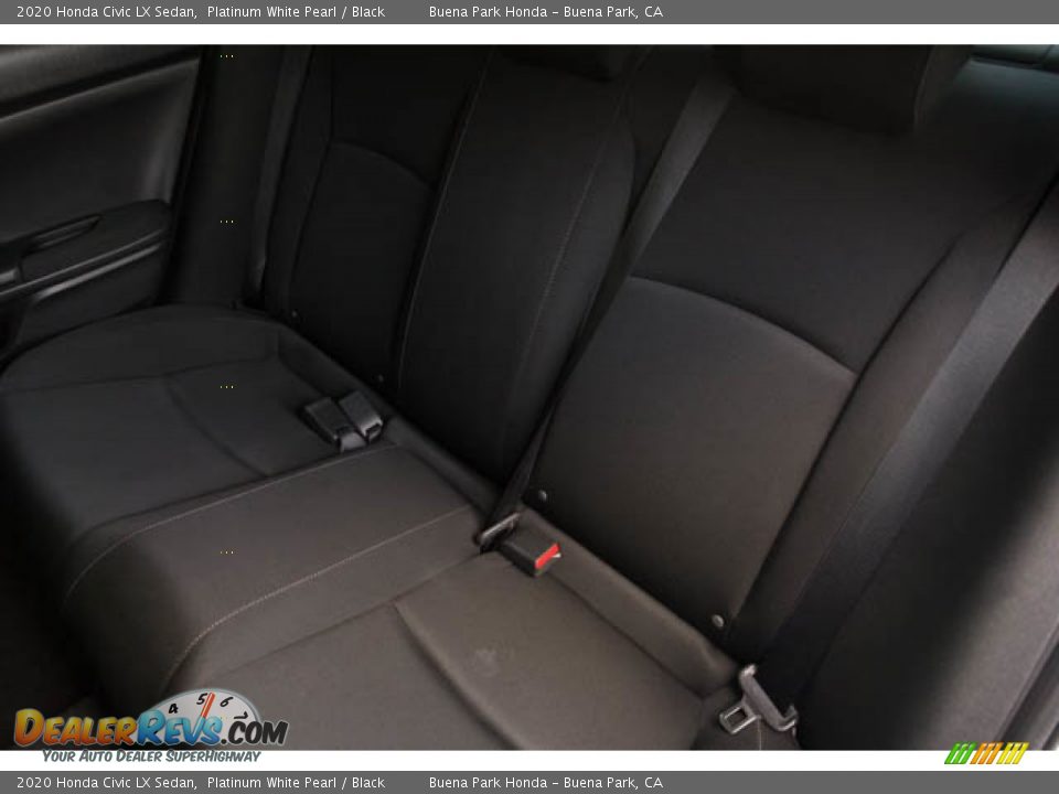 2020 Honda Civic LX Sedan Platinum White Pearl / Black Photo #19