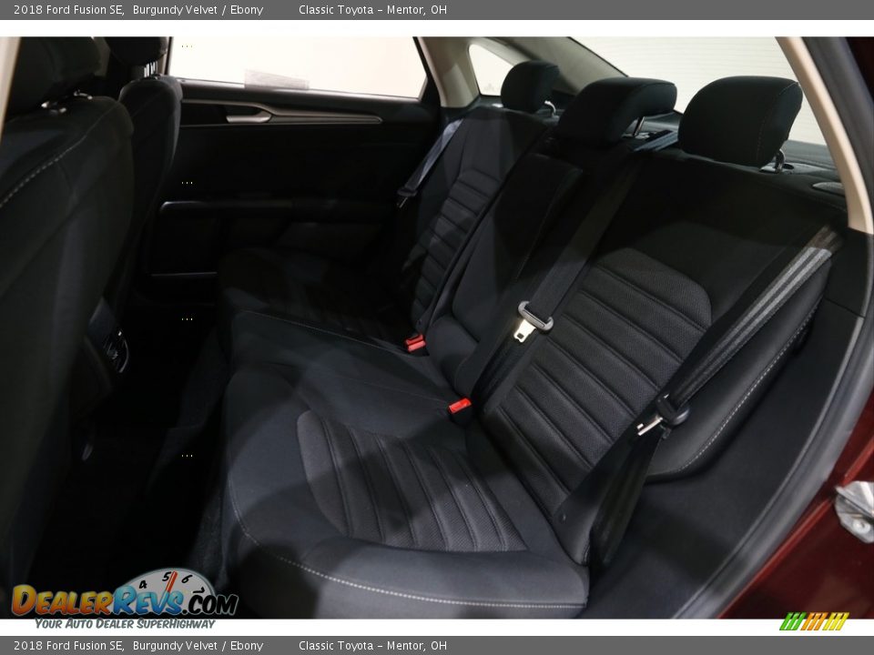 2018 Ford Fusion SE Burgundy Velvet / Ebony Photo #19
