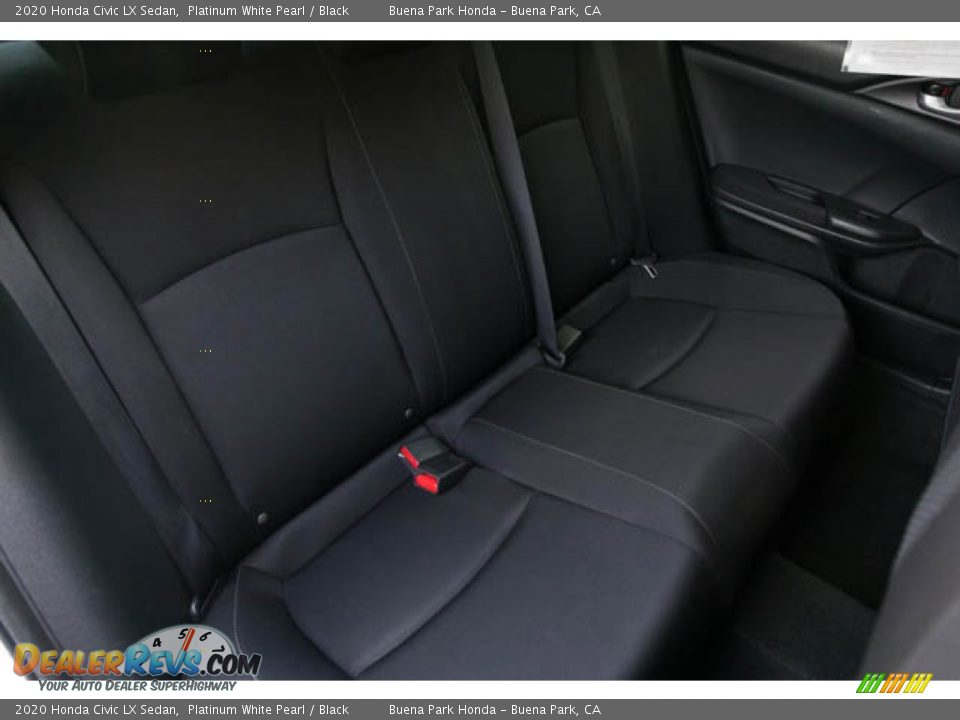 2020 Honda Civic LX Sedan Platinum White Pearl / Black Photo #22