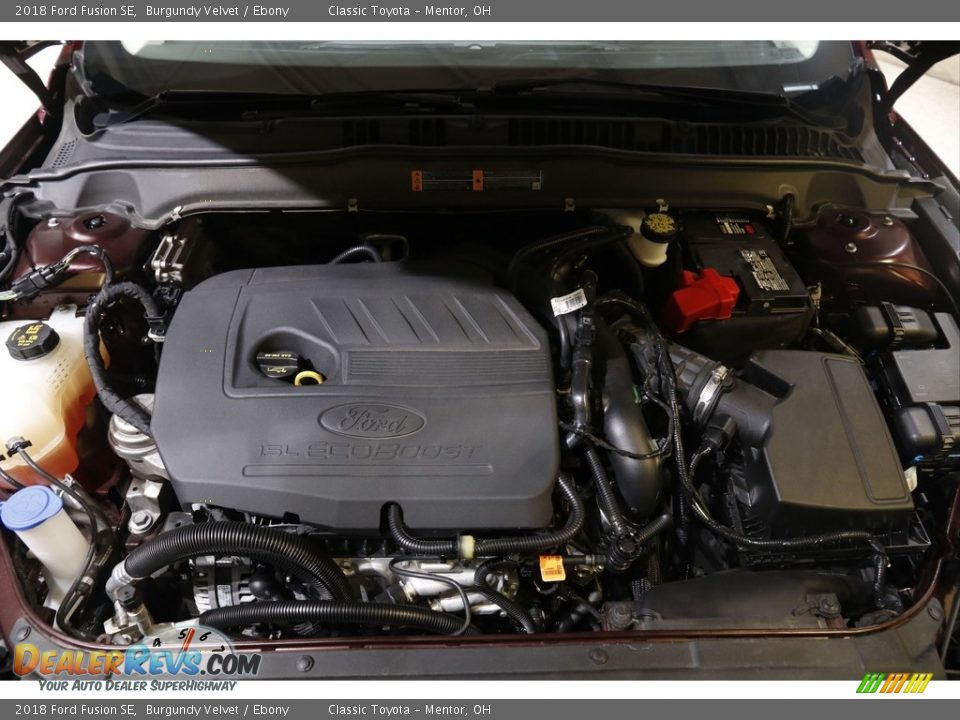 2018 Ford Fusion SE Burgundy Velvet / Ebony Photo #21