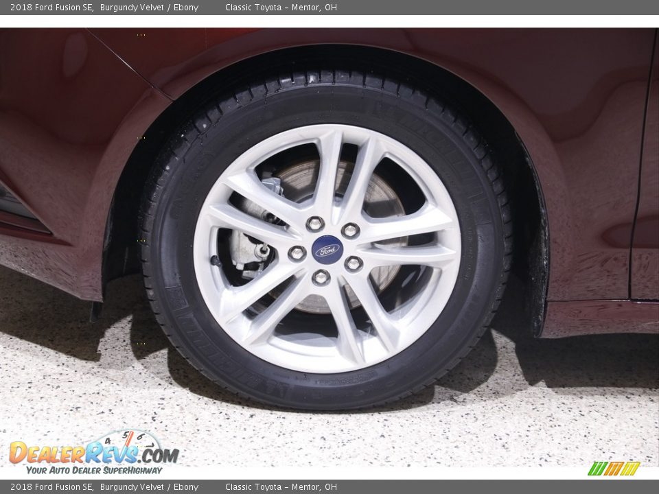 2018 Ford Fusion SE Burgundy Velvet / Ebony Photo #22