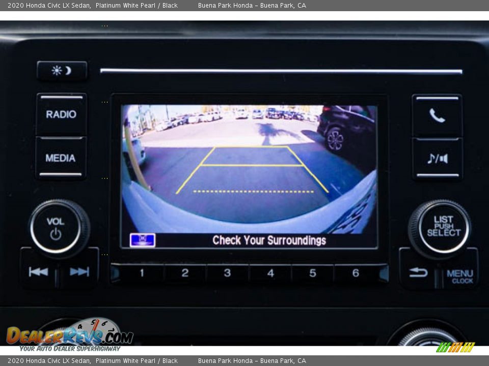 2020 Honda Civic LX Sedan Platinum White Pearl / Black Photo #27