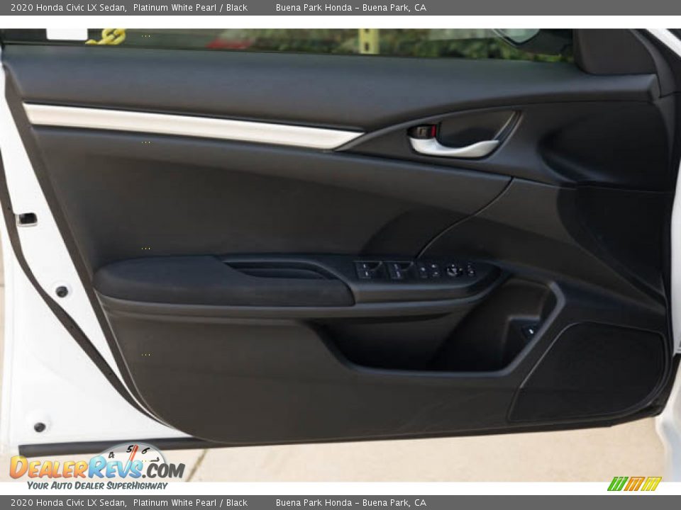 2020 Honda Civic LX Sedan Platinum White Pearl / Black Photo #29