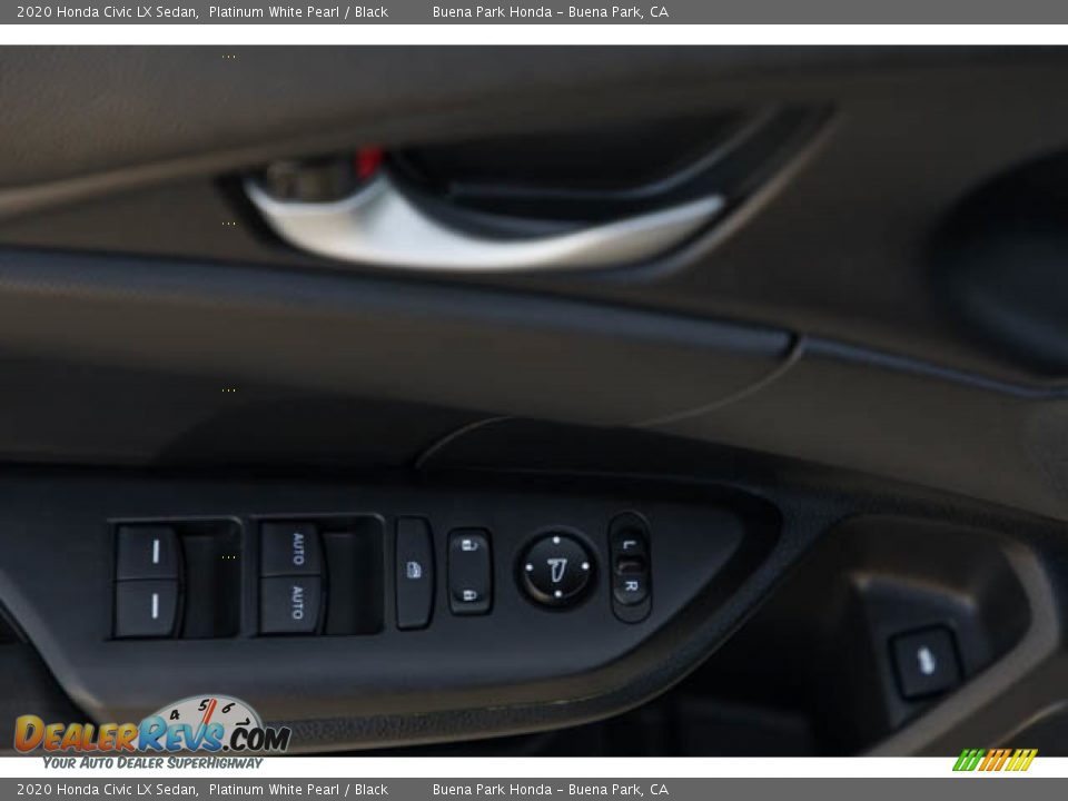 2020 Honda Civic LX Sedan Platinum White Pearl / Black Photo #30