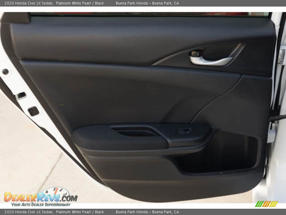 2020 Honda Civic LX Sedan Platinum White Pearl / Black Photo #31