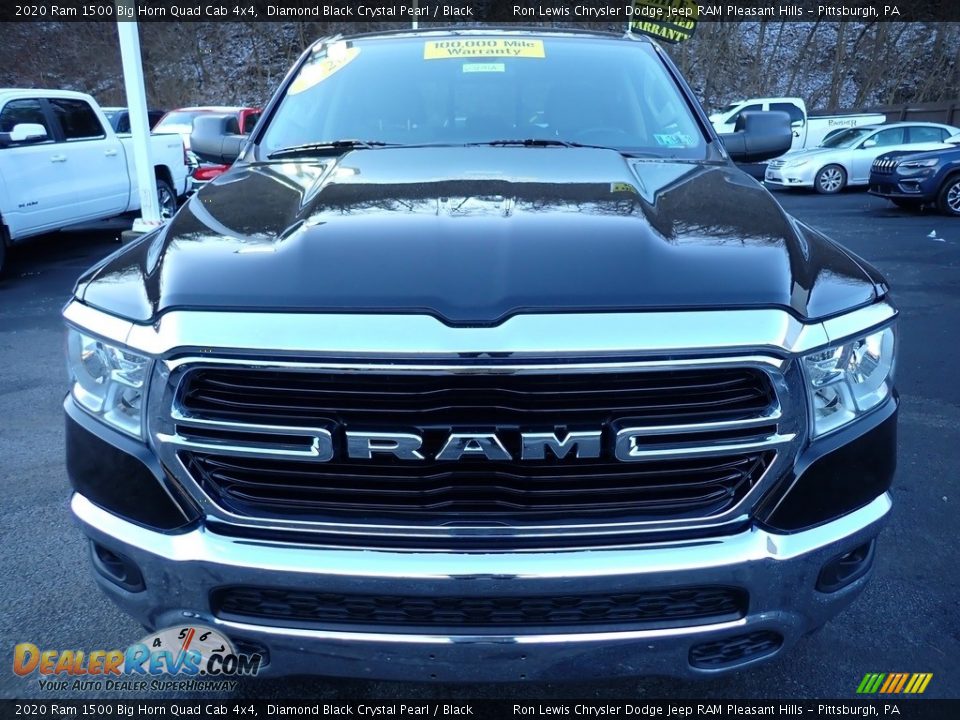 2020 Ram 1500 Big Horn Quad Cab 4x4 Diamond Black Crystal Pearl / Black Photo #9