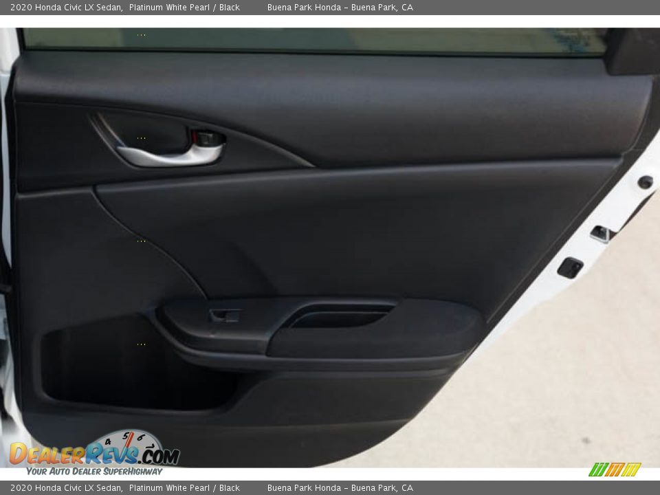 2020 Honda Civic LX Sedan Platinum White Pearl / Black Photo #32