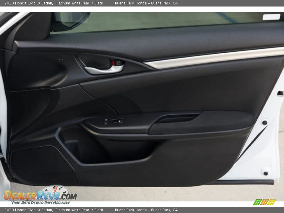 2020 Honda Civic LX Sedan Platinum White Pearl / Black Photo #33