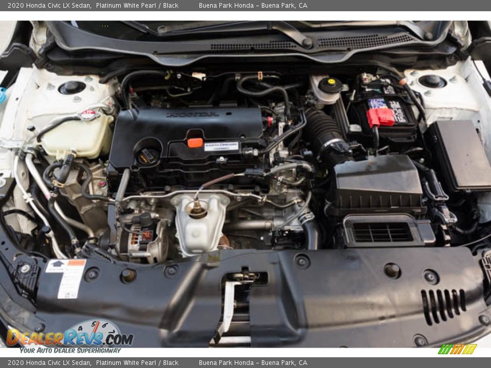 2020 Honda Civic LX Sedan Platinum White Pearl / Black Photo #34