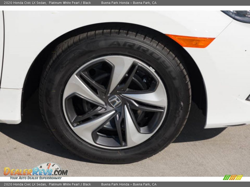 2020 Honda Civic LX Sedan Platinum White Pearl / Black Photo #36