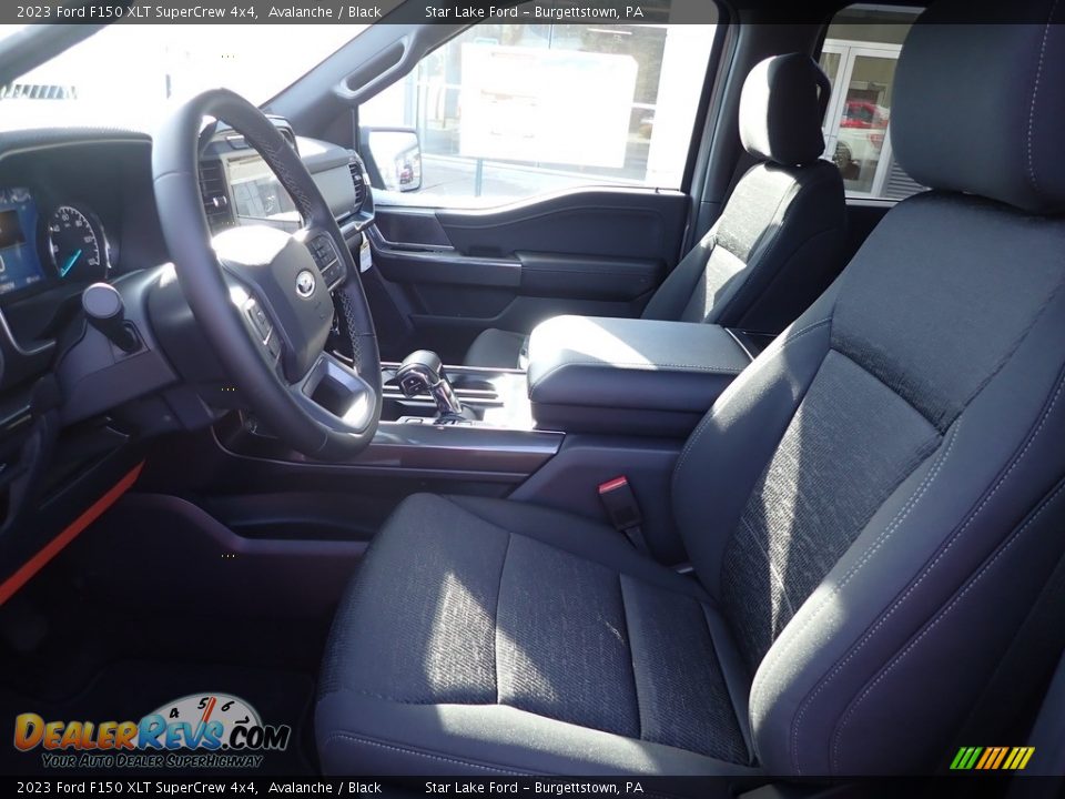 Front Seat of 2023 Ford F150 XLT SuperCrew 4x4 Photo #14