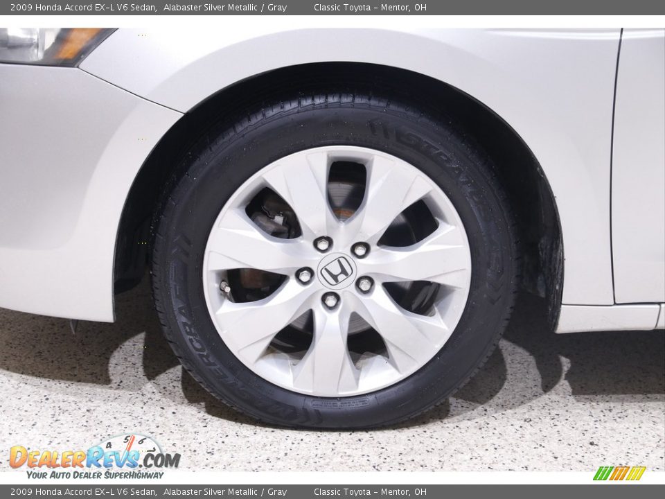 2009 Honda Accord EX-L V6 Sedan Alabaster Silver Metallic / Gray Photo #20