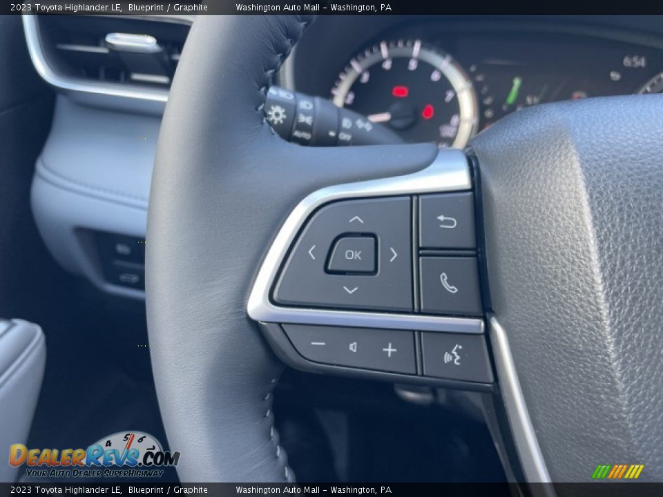 2023 Toyota Highlander LE Steering Wheel Photo #19