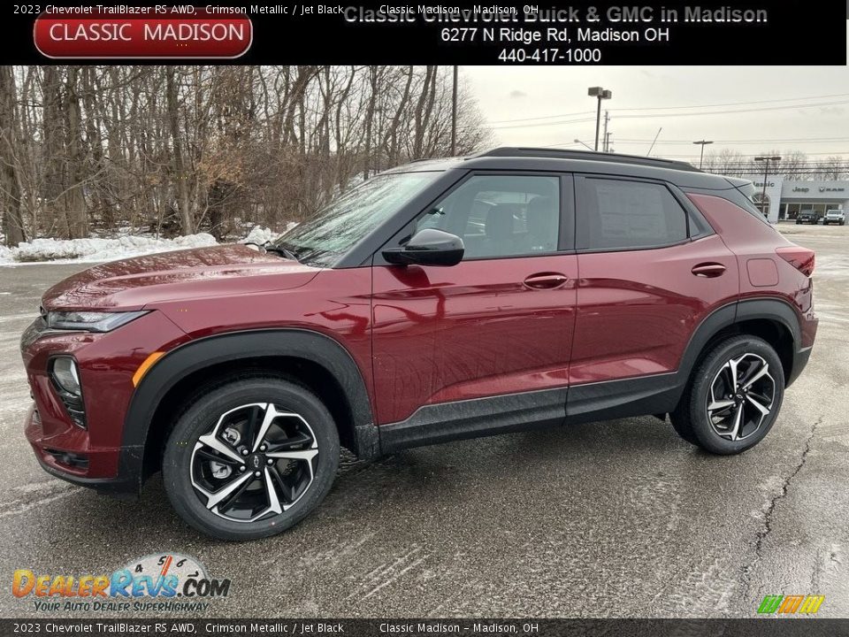 2023 Chevrolet TrailBlazer RS AWD Crimson Metallic / Jet Black Photo #1