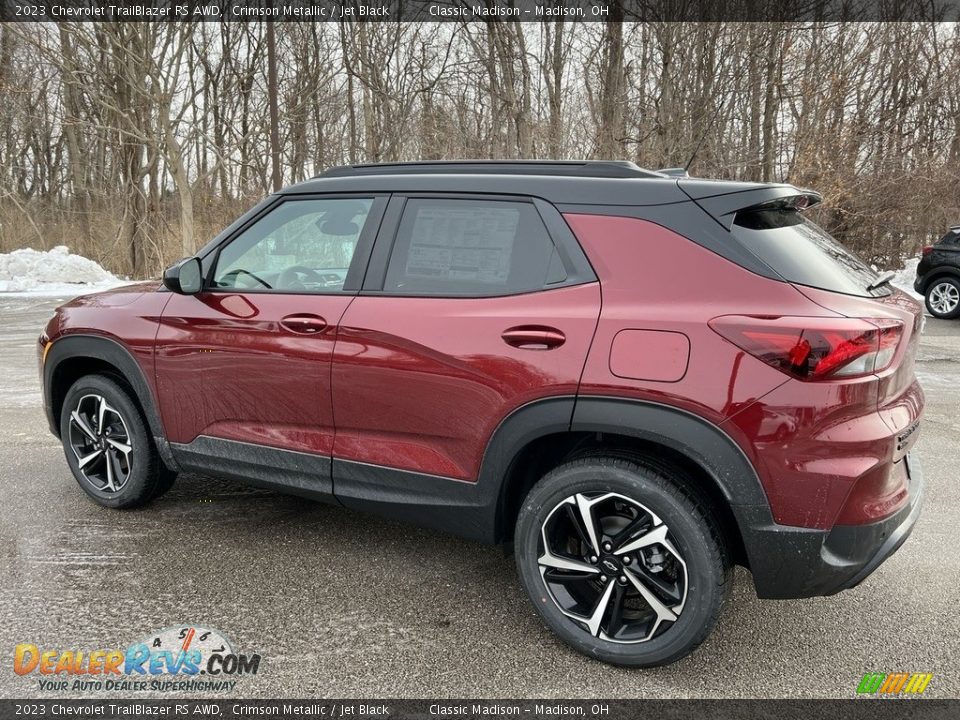 Crimson Metallic 2023 Chevrolet TrailBlazer RS AWD Photo #2