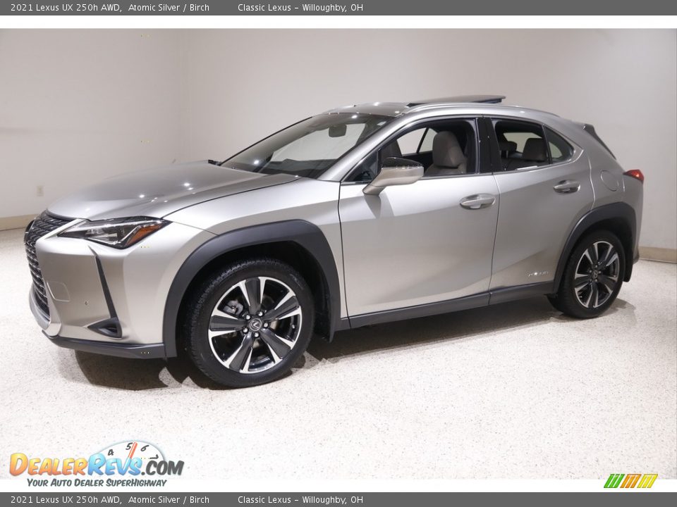 Front 3/4 View of 2021 Lexus UX 250h AWD Photo #3