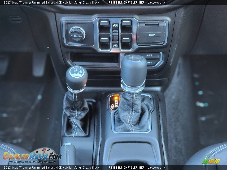 2023 Jeep Wrangler Unlimited Sahara 4XE Hybrid Sting-Gray / Black Photo #12