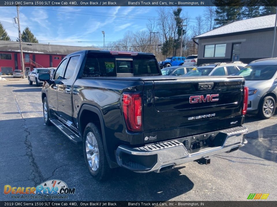 2019 GMC Sierra 1500 SLT Crew Cab 4WD Onyx Black / Jet Black Photo #3