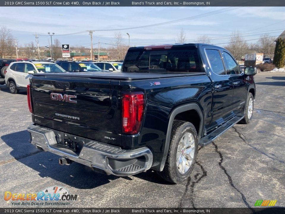 2019 GMC Sierra 1500 SLT Crew Cab 4WD Onyx Black / Jet Black Photo #5