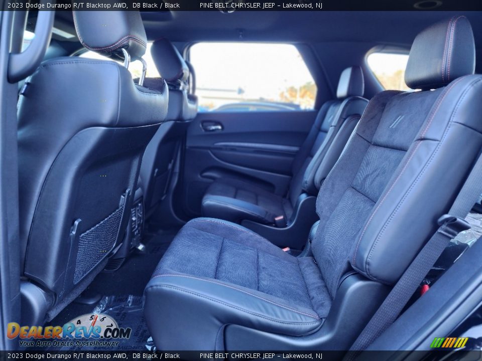 Rear Seat of 2023 Dodge Durango R/T Blacktop AWD Photo #7