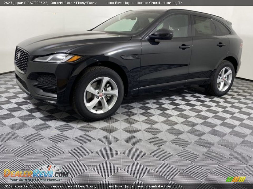 2023 Jaguar F-PACE P250 S Santorini Black / Ebony/Ebony Photo #1