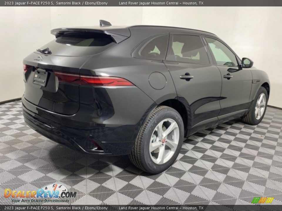 2023 Jaguar F-PACE P250 S Santorini Black / Ebony/Ebony Photo #2