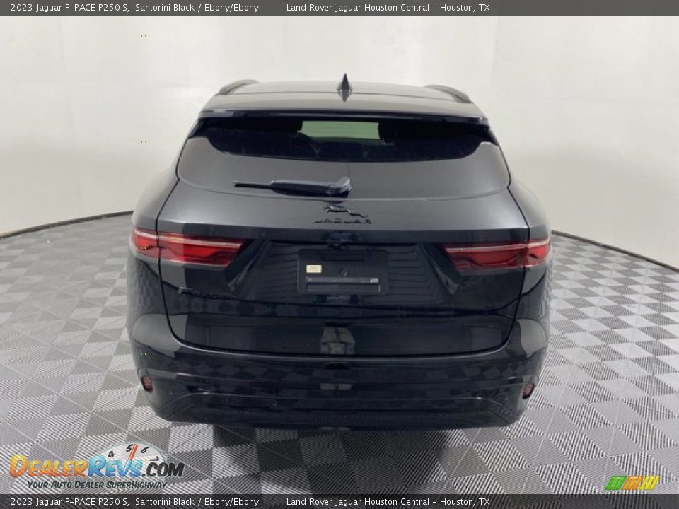 2023 Jaguar F-PACE P250 S Santorini Black / Ebony/Ebony Photo #7