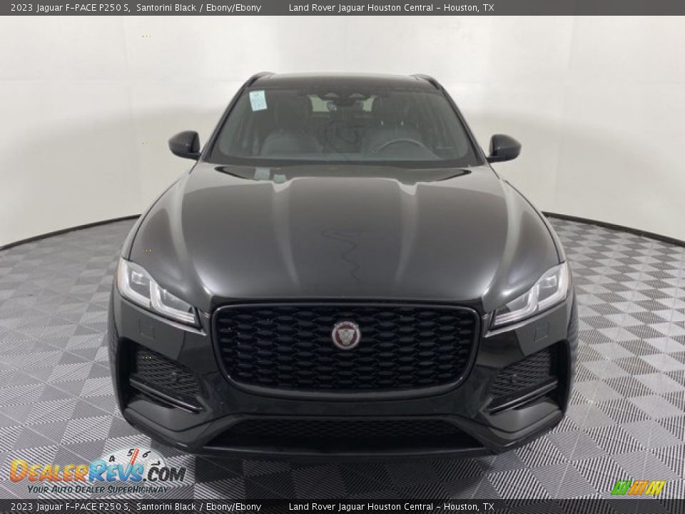 2023 Jaguar F-PACE P250 S Santorini Black / Ebony/Ebony Photo #8