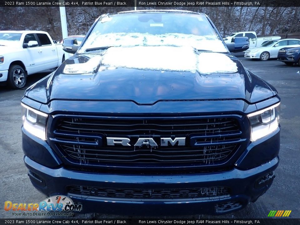 2023 Ram 1500 Laramie Crew Cab 4x4 Patriot Blue Pearl / Black Photo #9
