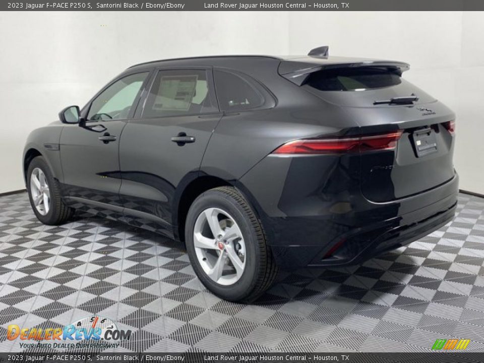 2023 Jaguar F-PACE P250 S Santorini Black / Ebony/Ebony Photo #10