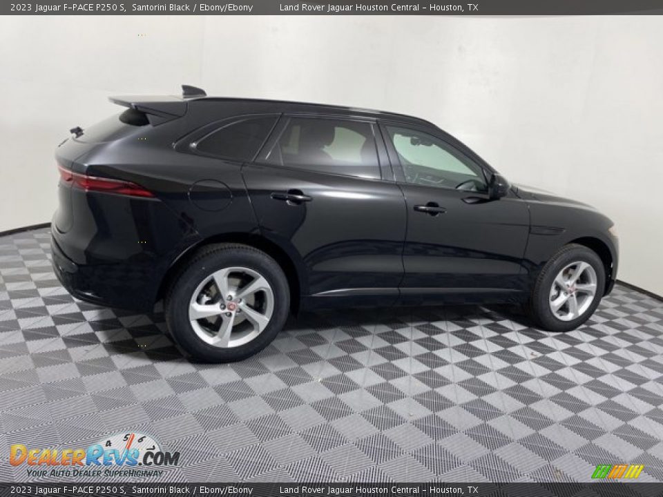 2023 Jaguar F-PACE P250 S Santorini Black / Ebony/Ebony Photo #11