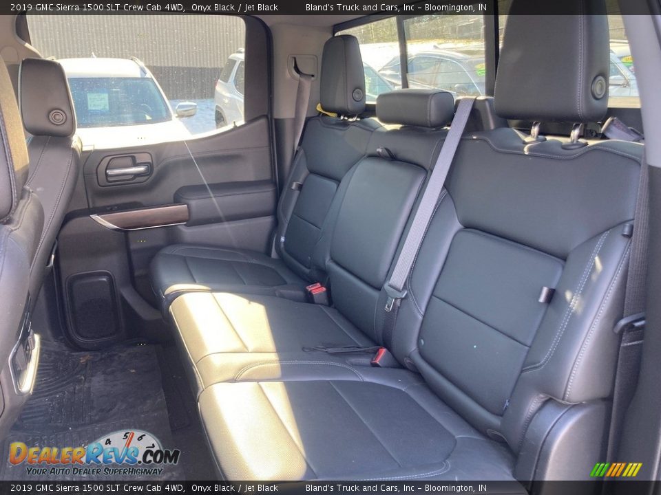 2019 GMC Sierra 1500 SLT Crew Cab 4WD Onyx Black / Jet Black Photo #34