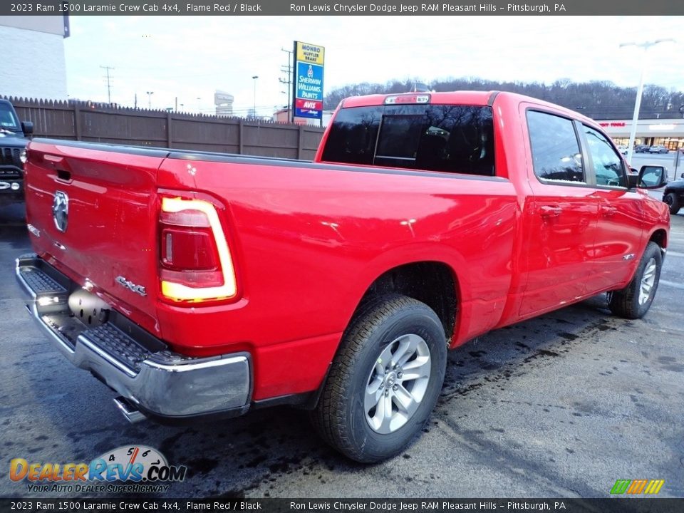 2023 Ram 1500 Laramie Crew Cab 4x4 Flame Red / Black Photo #6