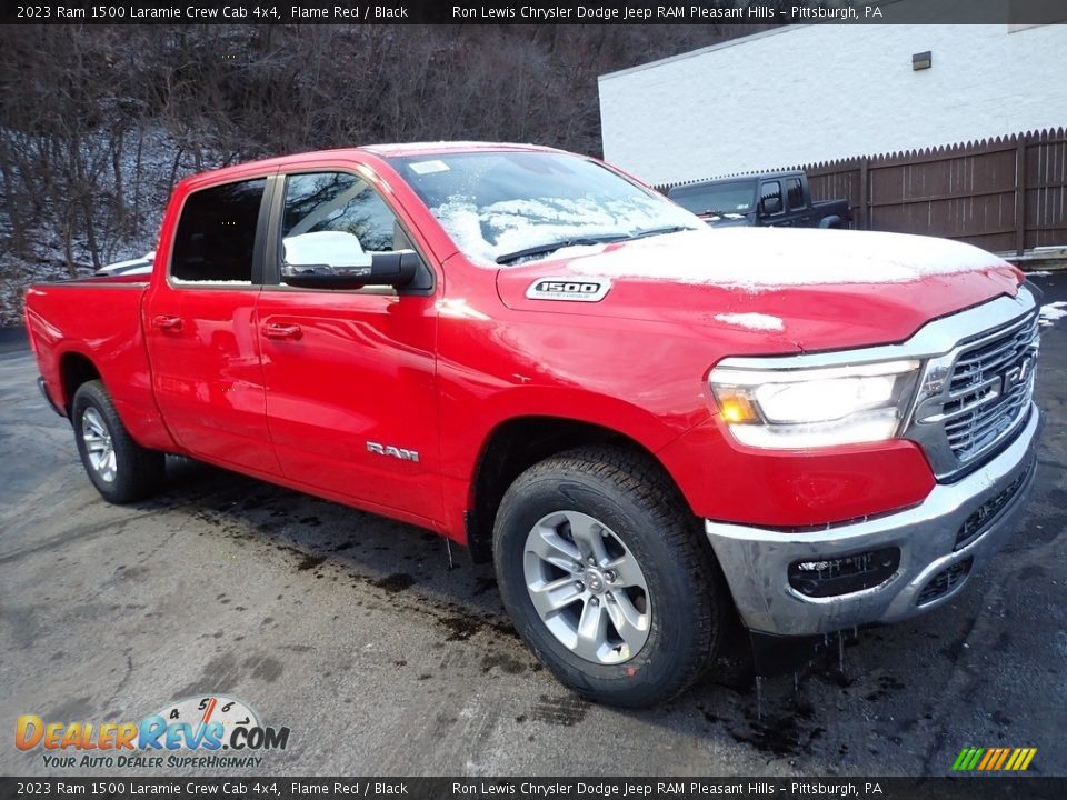 2023 Ram 1500 Laramie Crew Cab 4x4 Flame Red / Black Photo #8