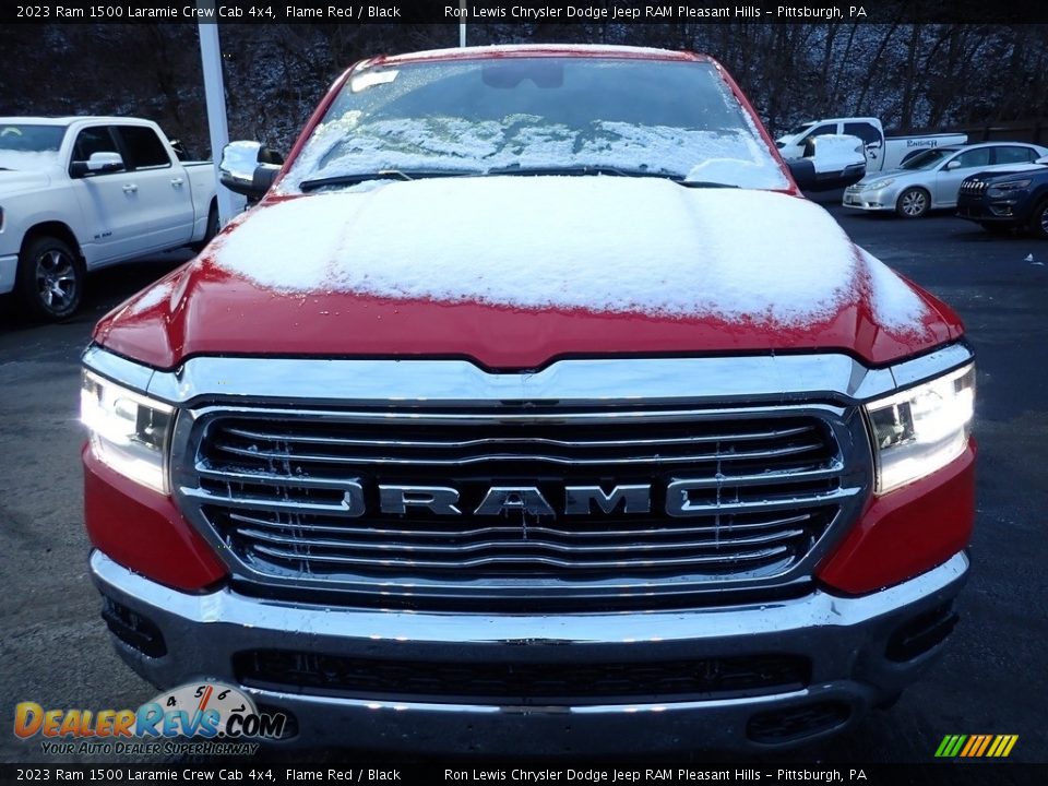 2023 Ram 1500 Laramie Crew Cab 4x4 Flame Red / Black Photo #9