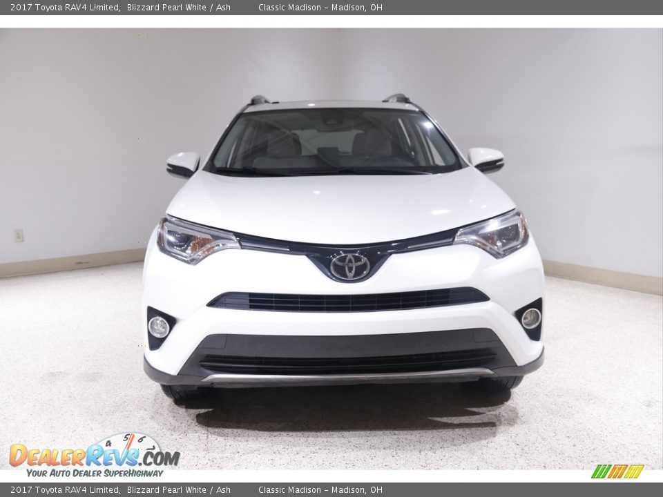 2017 Toyota RAV4 Limited Blizzard Pearl White / Ash Photo #2