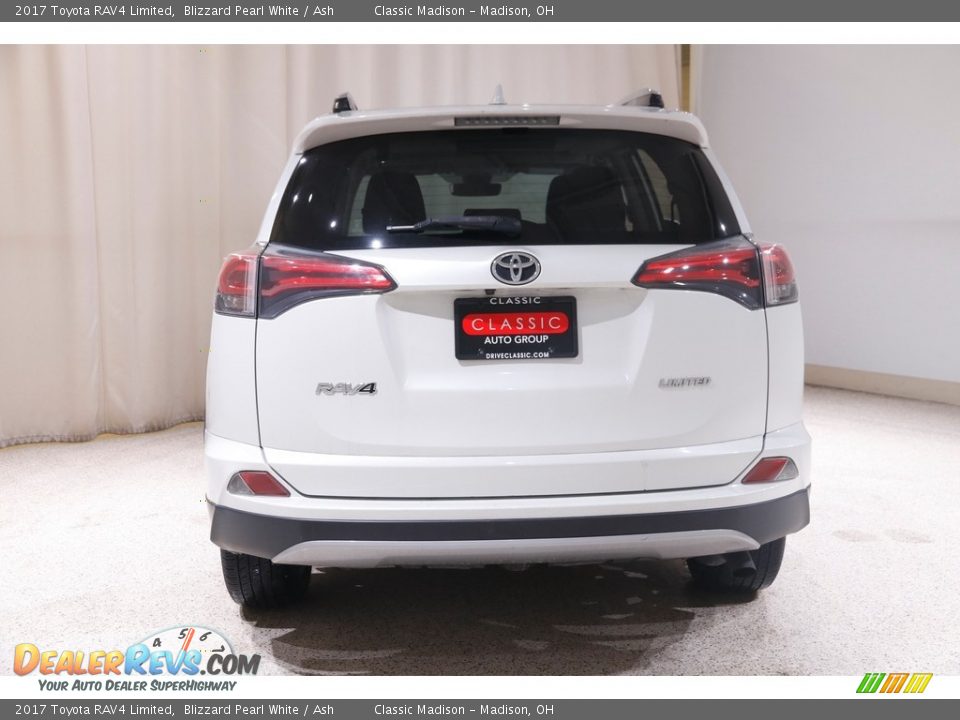 2017 Toyota RAV4 Limited Blizzard Pearl White / Ash Photo #19