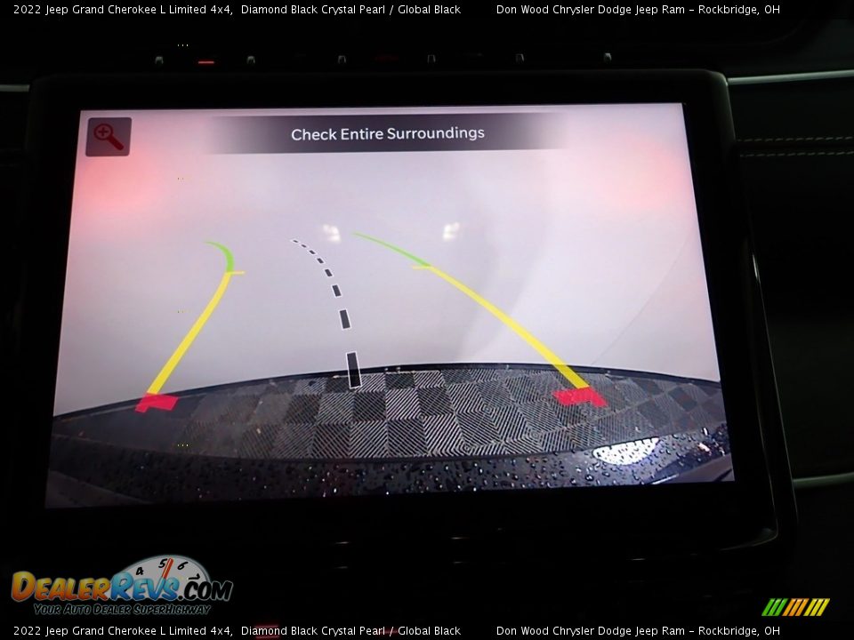 2022 Jeep Grand Cherokee L Limited 4x4 Diamond Black Crystal Pearl / Global Black Photo #3