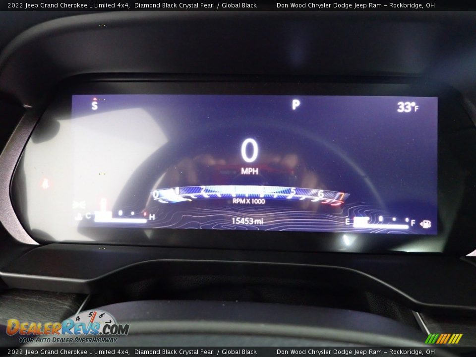 2022 Jeep Grand Cherokee L Limited 4x4 Diamond Black Crystal Pearl / Global Black Photo #20