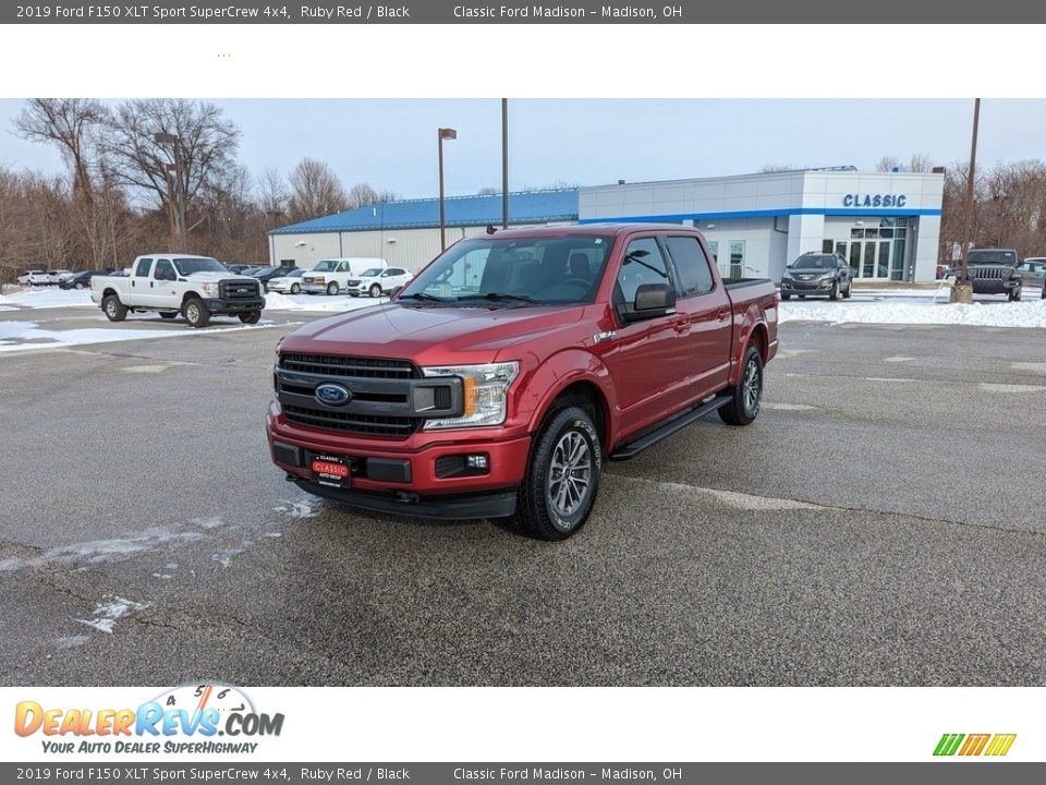 2019 Ford F150 XLT Sport SuperCrew 4x4 Ruby Red / Black Photo #1