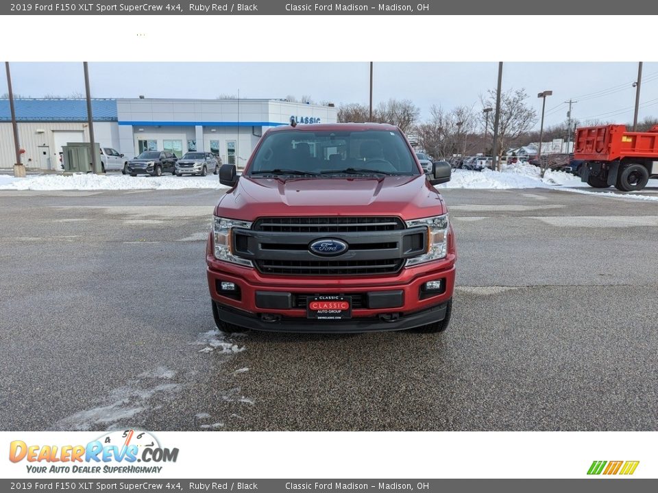 2019 Ford F150 XLT Sport SuperCrew 4x4 Ruby Red / Black Photo #8