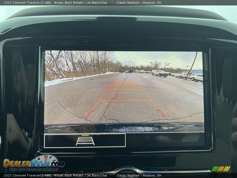 2023 Chevrolet Traverse LS AWD Mosaic Black Metallic / Jet Black/Chai Photo #12
