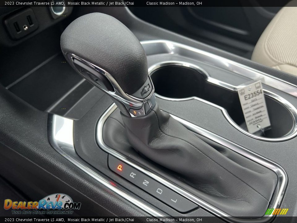 2023 Chevrolet Traverse LS AWD Mosaic Black Metallic / Jet Black/Chai Photo #14