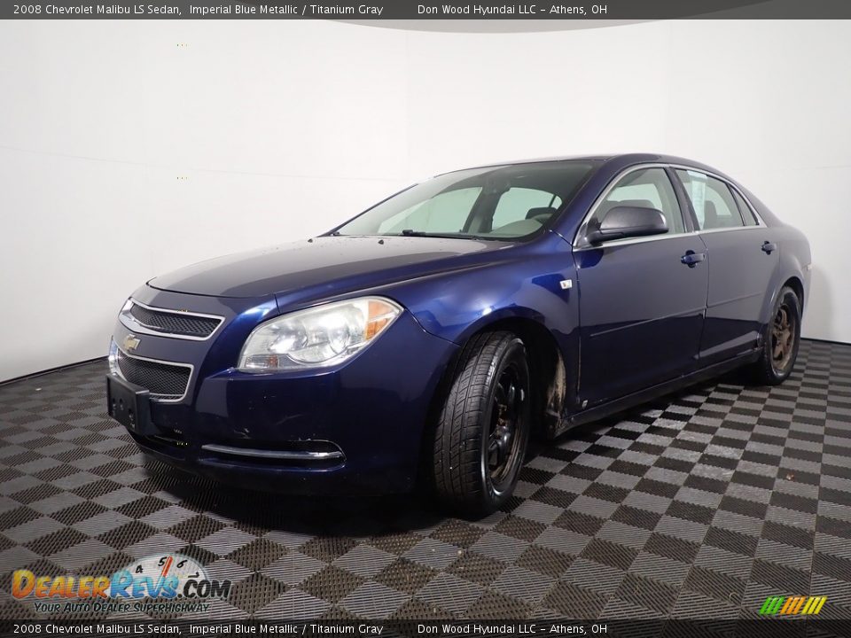 2008 Chevrolet Malibu LS Sedan Imperial Blue Metallic / Titanium Gray Photo #7
