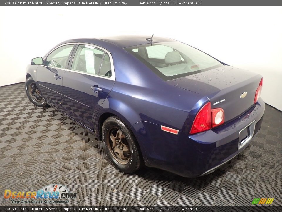2008 Chevrolet Malibu LS Sedan Imperial Blue Metallic / Titanium Gray Photo #9