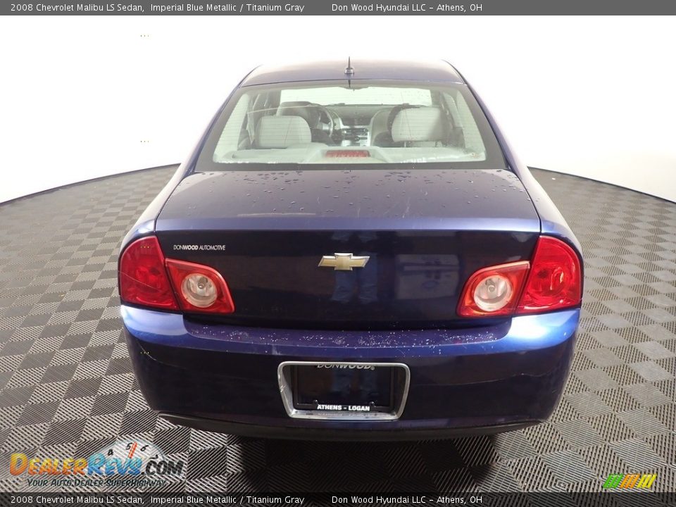 2008 Chevrolet Malibu LS Sedan Imperial Blue Metallic / Titanium Gray Photo #10